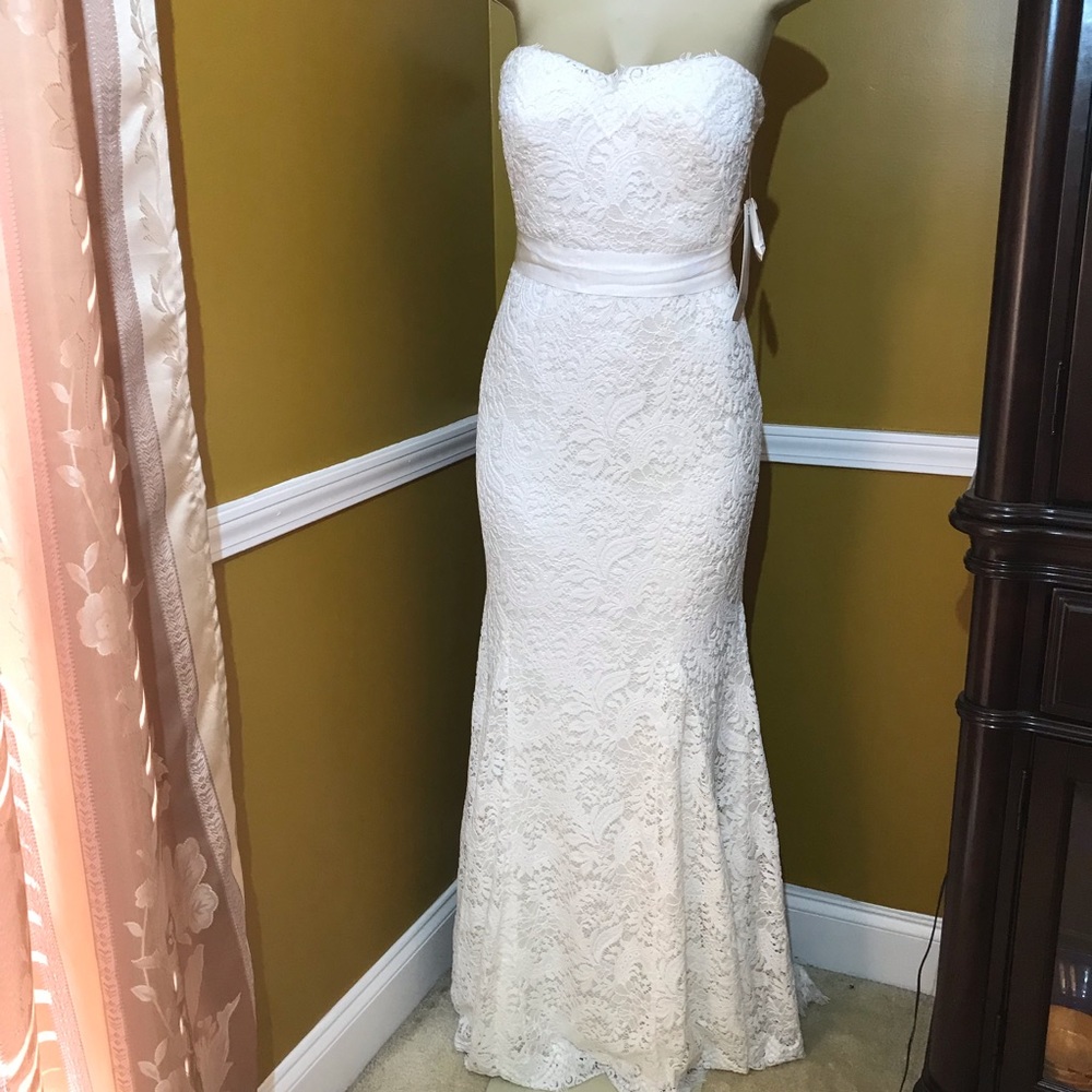 Theia Lace Wedding Dress Gown